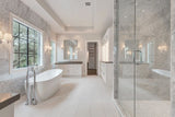 Emser BIANCO GIOIA 10-Pack Bianco Gioia Nantes 12-in x 12-in Honed Natural Stone Marble Stone Look Floor and Wall Tile