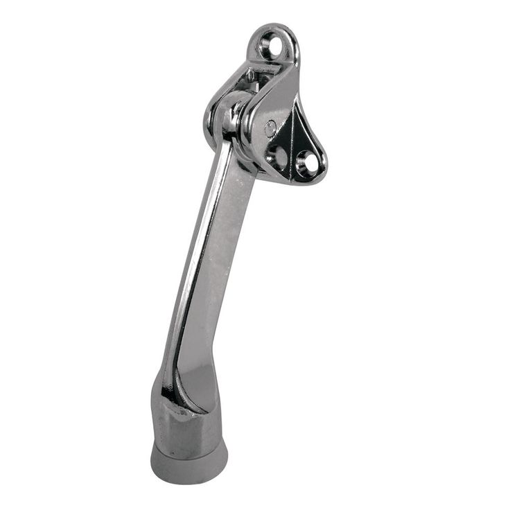 3 Hole Chrome Finished Diecast spring-loaded Door Holder