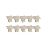Cubist 1-7/16 in. Brushed Nickel Cabinet Hardware Knob Value Pack (10 per Pack) - Super Arbor