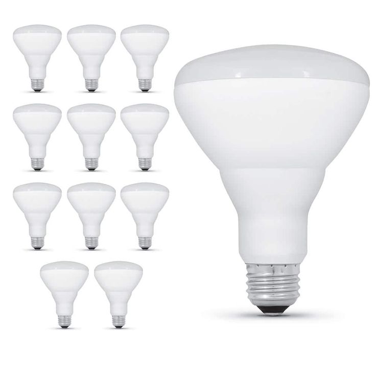Feit Electric 65-Watt Equivalent BR30 Dimmable CEC Title 20 Compliant LED ENERGY STAR 90+ CRI Flood Light Bulb, Daylight (12-Pack)