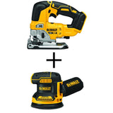 20-Volt MAX XR Li-Ion Cordless Brushless Jigsaw (Tool-Only) with Bonus Brushless 5 in. Random Orbital Sander (Tool-Only) - Super Arbor