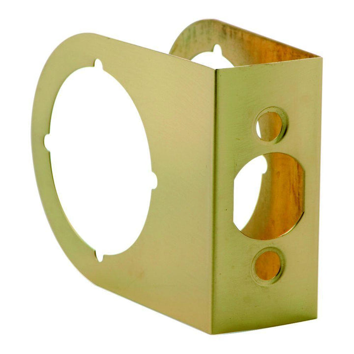 2-3/8 in. x 1-3/8 in. Solid Brass Door Reinforcer - Super Arbor