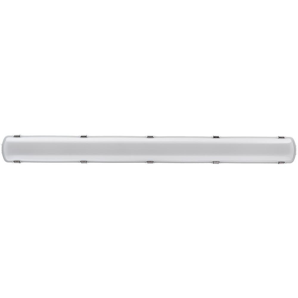 Vapor Tight 4 ft. 3600 Lumens Integrated LED White Wraparound Light 34-Watt 4000K Bright White (4-Pack) - Super Arbor
