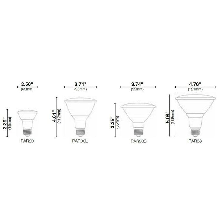 Halco Lighting Technologies 90-Watt Equivalent 15-Watt PAR38 Dimmable LED Flood White Soft White Light Bulb 3000K 81954
