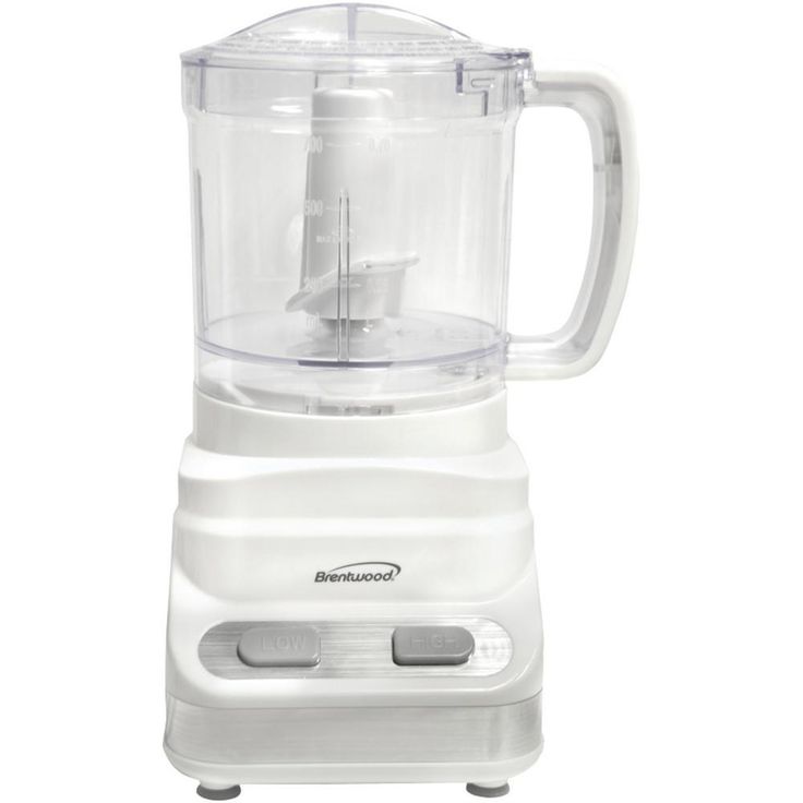 3-Cup 2-Speed White Food Processor