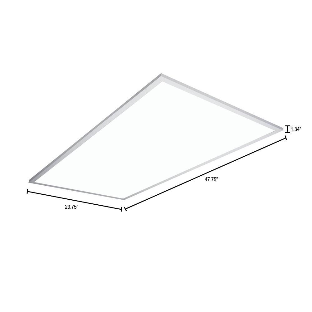 2 ft. x 4 ft. White Integrated LED Dimmable Flat Panel Light with Selectable Color Temperature - Super Arbor