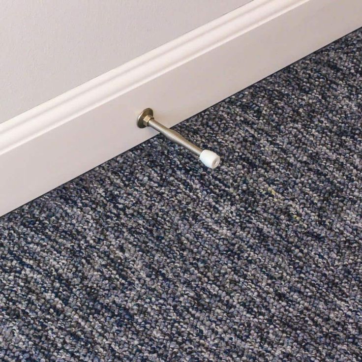 Satin Nickel Spring Door Stop