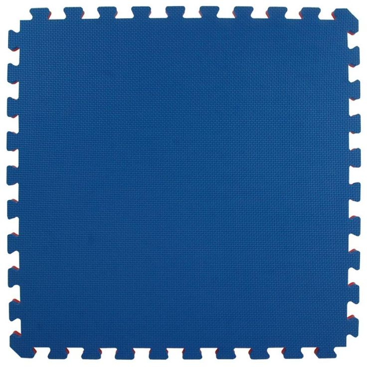 Greatmats Home MMA BJJ Red/Blue 24 in. x 24 in. x 1-5/8 in. Foam Interlocking Floor Tile (Case of 10)