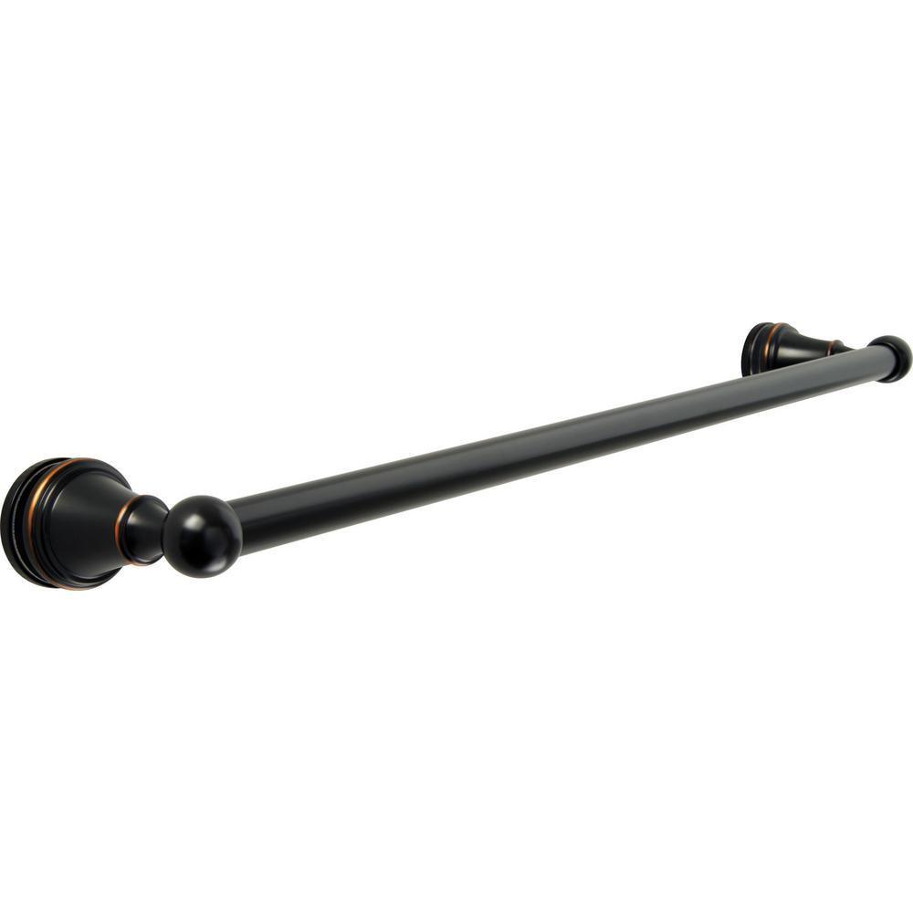 Crestfield 60 in. x 58-1/8 in. Semi-Frameless Traditional Sliding Bathtub Door in Bronze with Transition Glass - Super Arbor