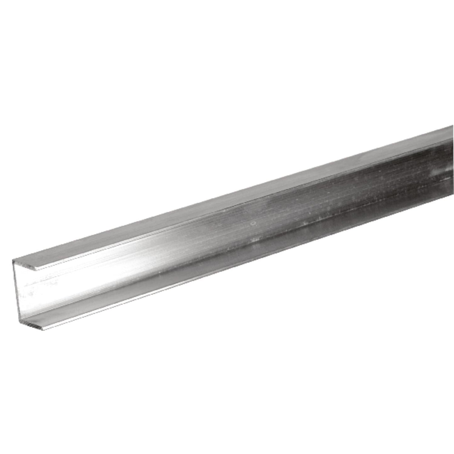 Boltmaster 0.0625 in. x 1/4 in. W x 8 ft. L Mill Aluminum Trim Channel