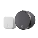 August Smart Lock Pro + Connect, Dark Gray - Super Arbor