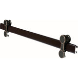 Simplicity 60 x 58-3/4 in. Frameless Contemporary Sliding Bathtub Door in Bronze with Rain Glass - Super Arbor