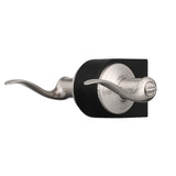 Tustin Satin Nickel Entry Door Lever featuring SmartKey Security - Super Arbor