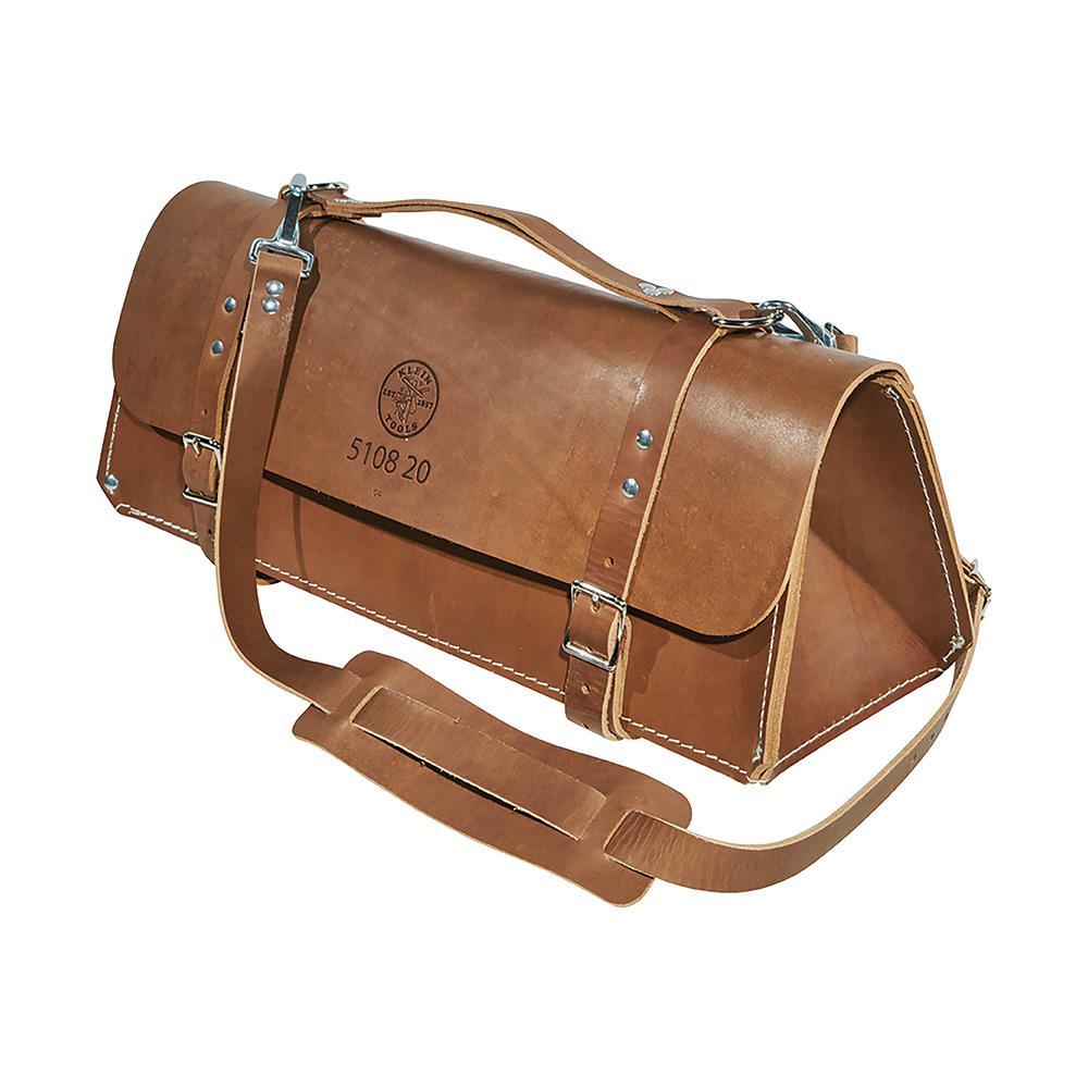 8 in. Deluxe Leather Tool Bag - Super Arbor