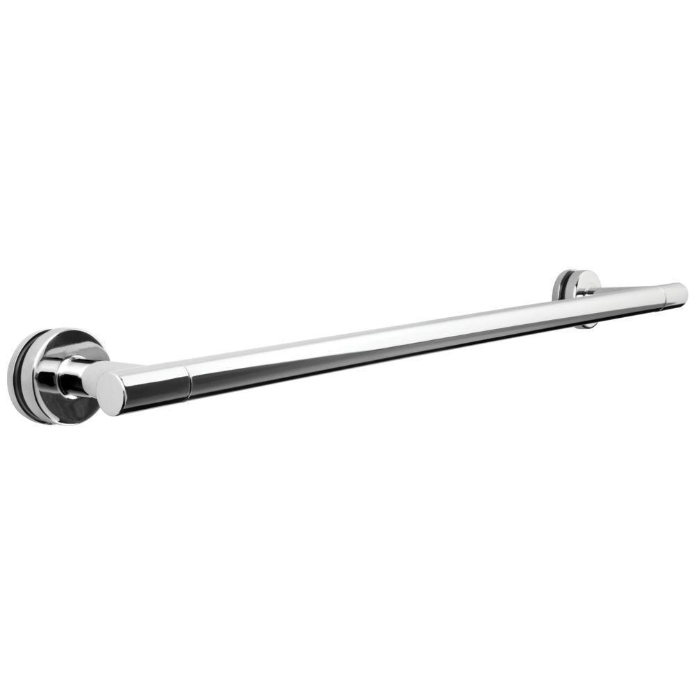 Lyndall 60 in. x 58-1/8 in. Semi-Frameless Traditional Sliding Bathtub Door in Chrome with Clear Glass - Super Arbor