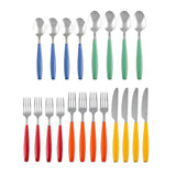 Jamboree Multi-Color Version2 18/0 20-Piece Flatware Set (Service for 4)