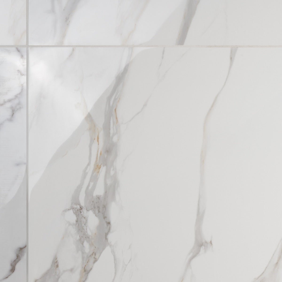 Minera Aurora Gold 48x48 Polished Porcelain Tile - Lux Tile