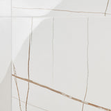 Minera Sahara Blanco White 24x48 Polished Porcelain Tile - Lux Tile