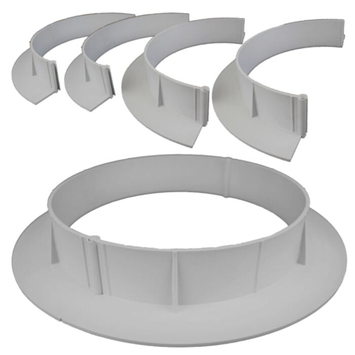 Chem Link E-Curb Round Gray 9"