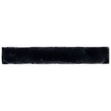 Wabi Sabi Coal Black 1.5x9 Glossy Ceramic Tile - Lux Tile