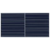 Sydney Blue 8x16 3D Glossy and Matte Ceramic Wall Tile