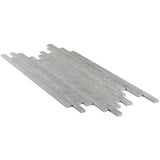 Acadia Thin Strip Slate Gray Matte Porcelain Mosaic Tile - Lux Tile