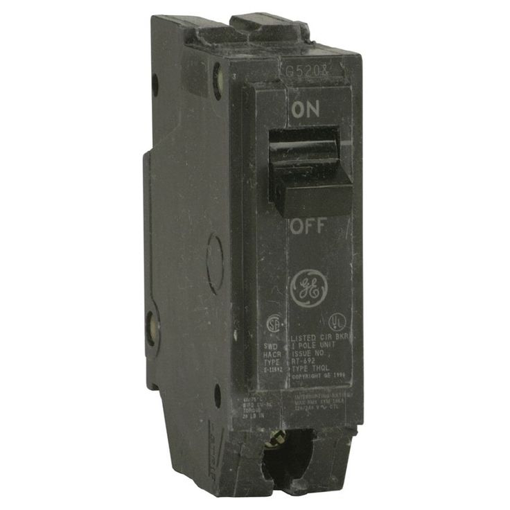 GE Q-Line THQL 20-Amp 1-Pole Standard Trip Circuit Breaker