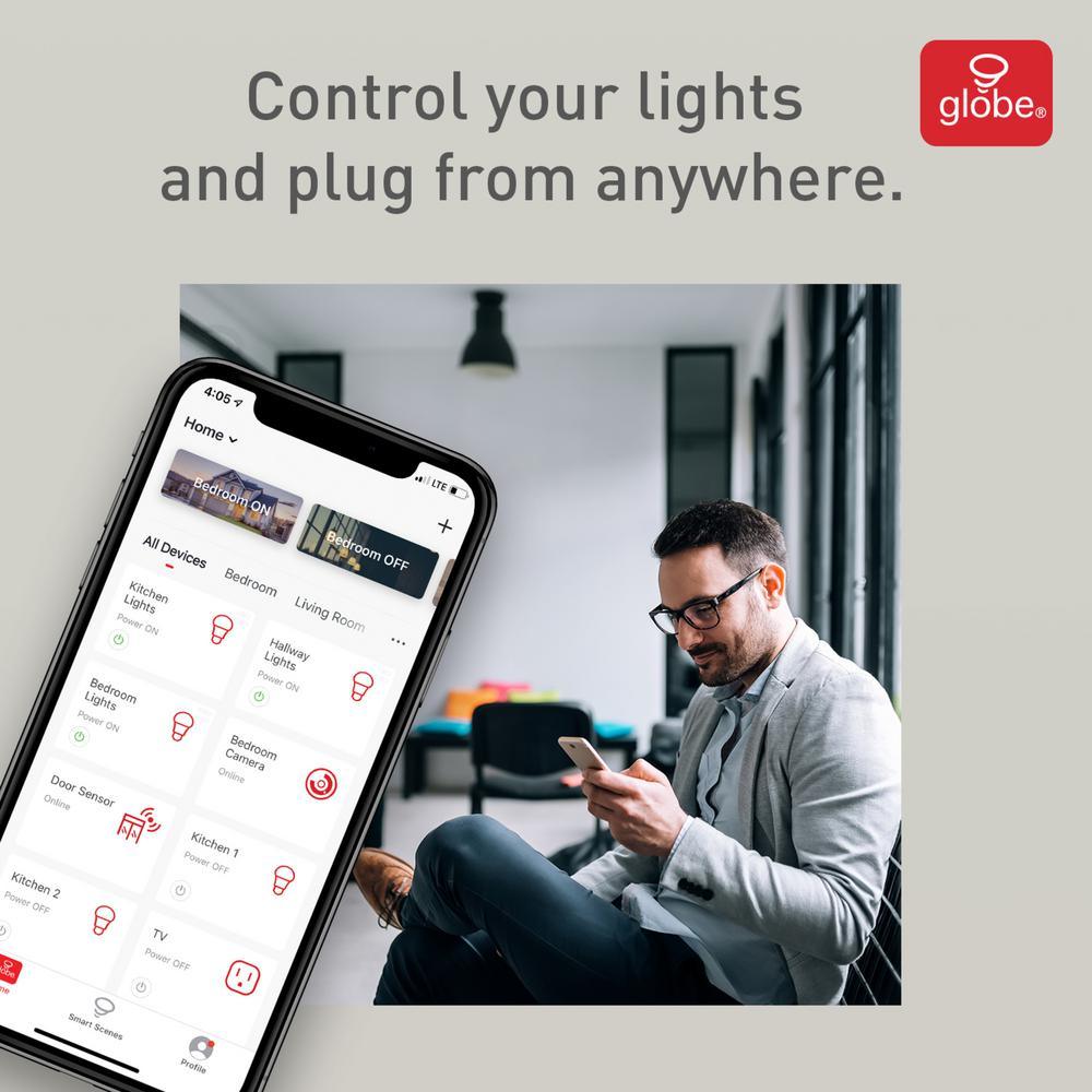 Wi-Fi Smart Starter Kit, No Hub Required, Voice Activated, 1x Wi-Fi Smart Plug, 2x Wi-Fi Smart Tunable LED Bulbs - Super Arbor