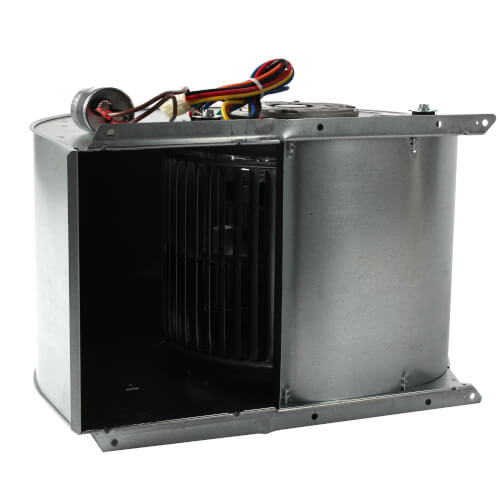 Nordyne 902993 blower motor - side view (Speeds: 4; Application: Cooling, Heating)