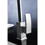 Opus Series Single-Handle Standard Kitchen Faucet in Brushed Nickel - Super Arbor