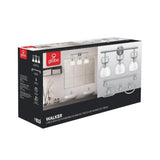 Walker 5-Piece Brushed Nickel All-In-One Bathroom Set