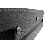 Weather Guard 71.5 in. Glossy Black Aluminum Full Size Crossbed Truck Tool Box - Super Arbor