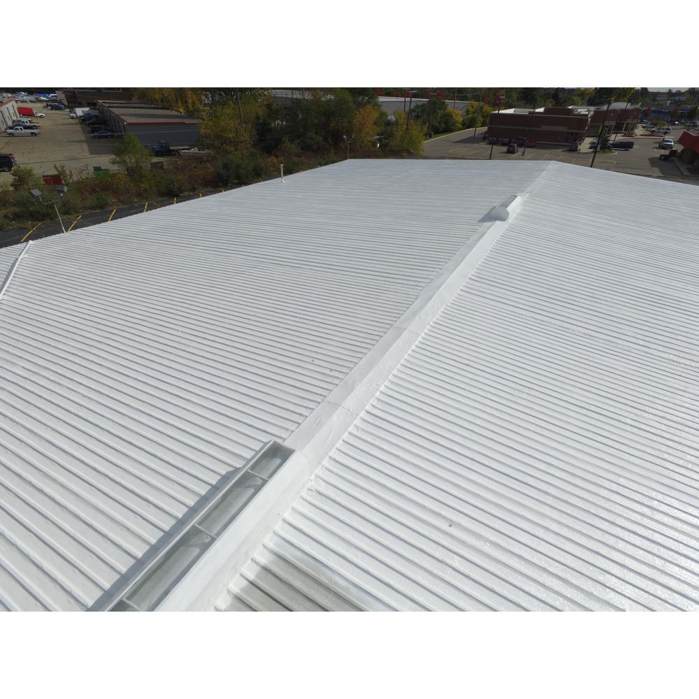 TekTop 5 Gal. Tan 100% Silicone High Solids Roof Coating - Super Arbor