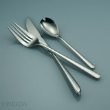 Quantum 18/10 Stainless Steel Teaspoons, European Size (Set of 12)