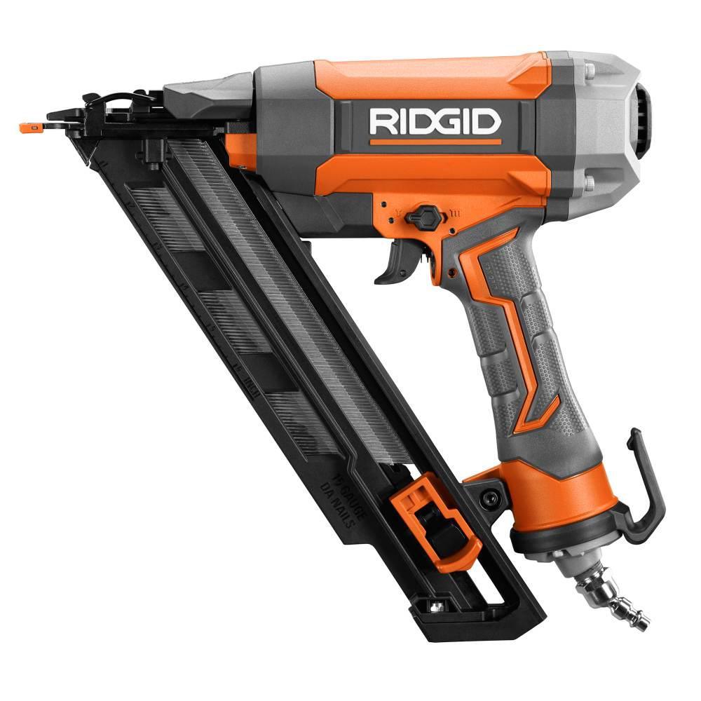 15-Gauge 2-1/2 in. Angled Finish Nailer with CLEAN DRIVE Technology, Tool Bag, and Sample Nails - Super Arbor