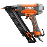 15-Gauge 2-1/2 in. Angled Finish Nailer with CLEAN DRIVE Technology, Tool Bag, and Sample Nails - Super Arbor