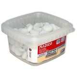 3/4 in. White Base Nail-On Glides (100-Pack) - Super Arbor