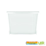 1 ft. x 1 ft. 10-Watt Dimmable White Integrated LED Edge-Lit Flat Panel Flush Mount Light with Color Changing CCT