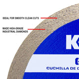 Kobalt 10-in Wet Glass Diamond Saw Blade