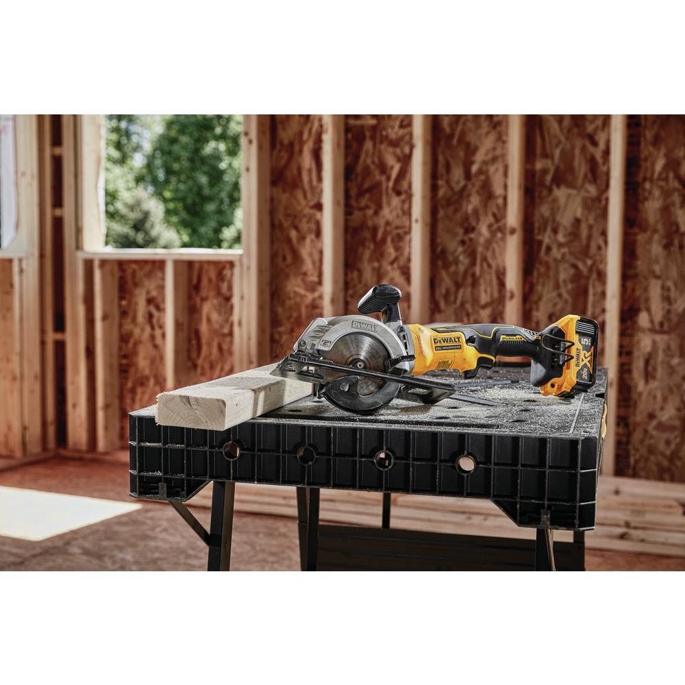 ATOMIC 20-Volt MAX Cordless 4-1/2 in. Circular Saw (Tool-Only) - Super Arbor