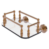Allied Brass Waverly Place Collection Wall Mounted Glass Guest Towel Tray in Polished Chrome