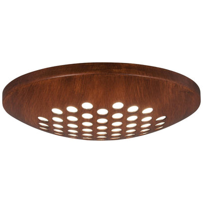 1-Light LED Distressed Koa Ceiling Fan Light Kit - Super Arbor