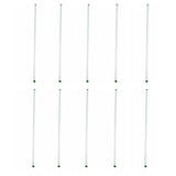 Philips 32-Watt 4 ft. Linear T8 Fluorescent Tube Light Bulb Natural Daylight (5000K) (10-Pack)