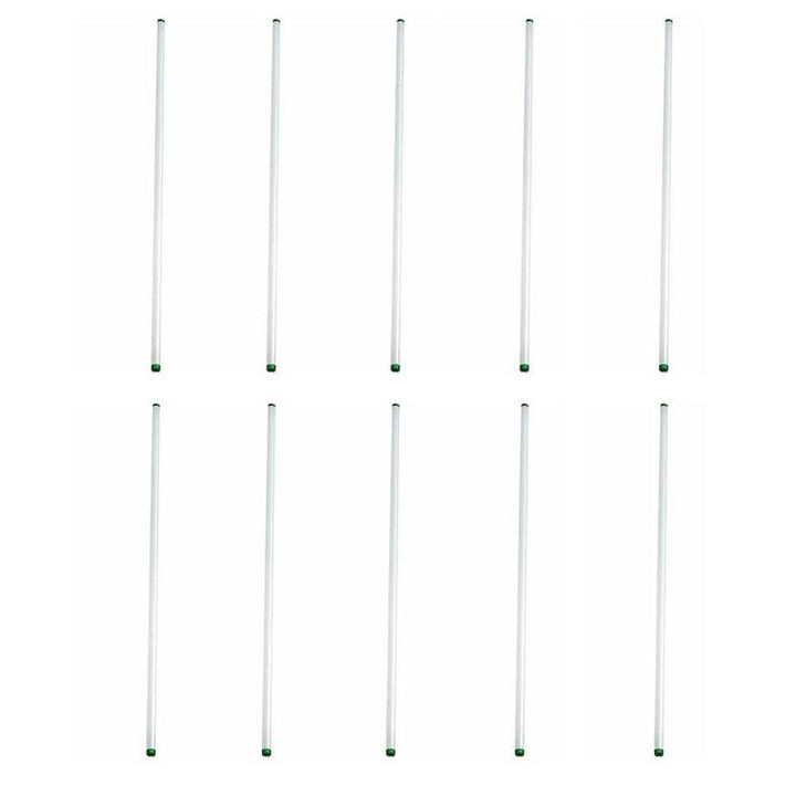 Philips 32-Watt 4 ft. Linear T8 Fluorescent Tube Light Bulb Natural Daylight (5000K) (10-Pack)