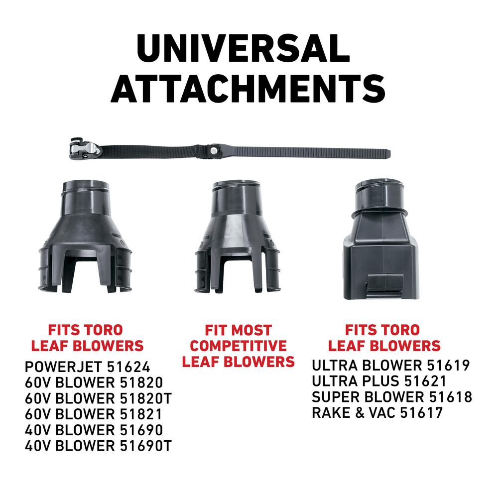 Toro Universal Gutter Cleaning Kit with 11 ft. Reach for Handheld Leaf Blowers Includes Shoulder Strap - Super Arbor