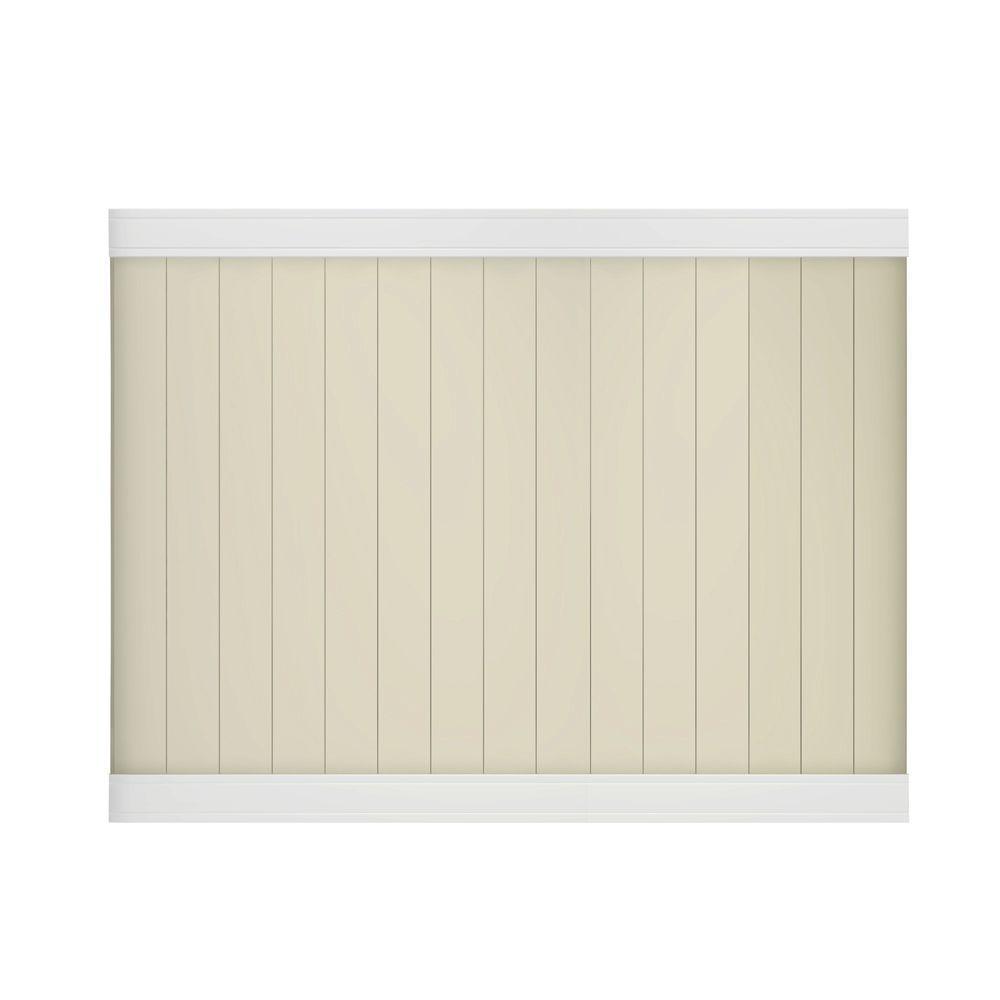Pro- Series 6 ft. H x 6 ft. W Vinyl Woodbridge Privacy Fence Panel - Super Arbor