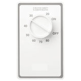 Dehumidistat Wall Control Switch in White - Super Arbor