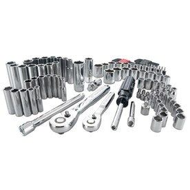 CRAFTSMAN 105-Piece Standard (SAE) and Metric Polished Chrome Mechanics Tool Set