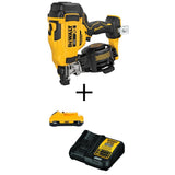 20-Volt MAX Lithium-Ion 15-Degree Cordless Roofing Nailer Kit with Battery 2.0 Ah Charger and Bag - Super Arbor
