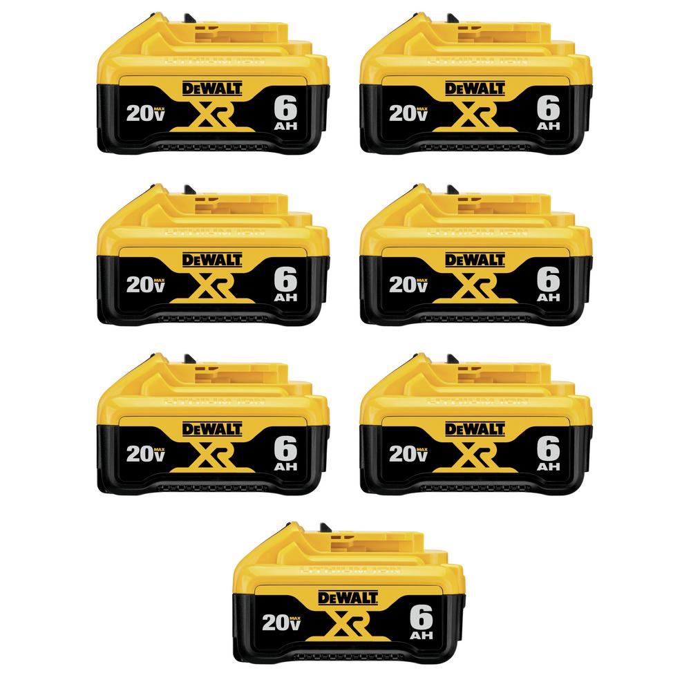20-Volt MAX XR Lithium-Ion Premium Battery Pack 6.0Ah